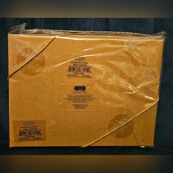 Mudpie Blue Big Brother Puzzle Set NIB - Picture 2 of 2